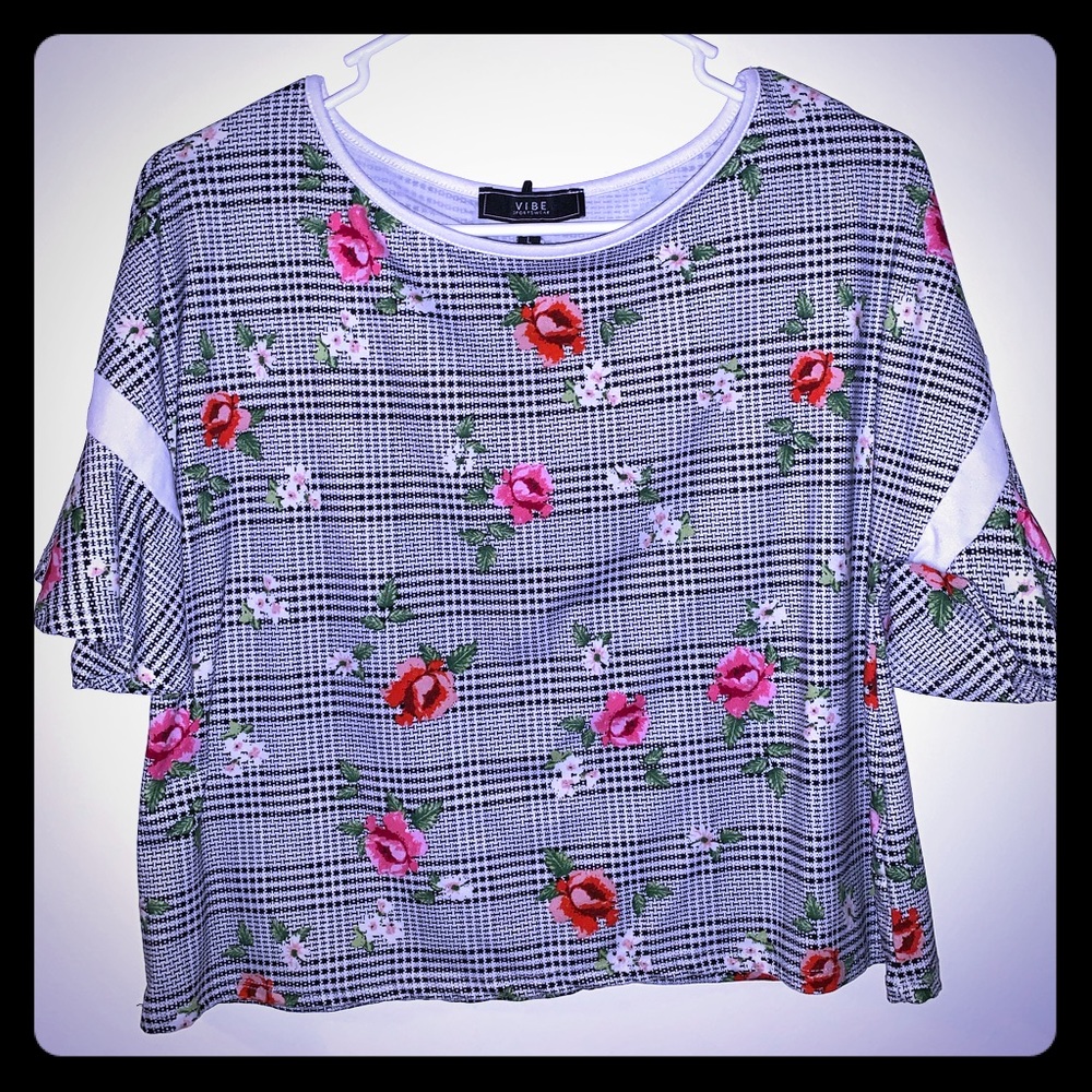 Floral crop top